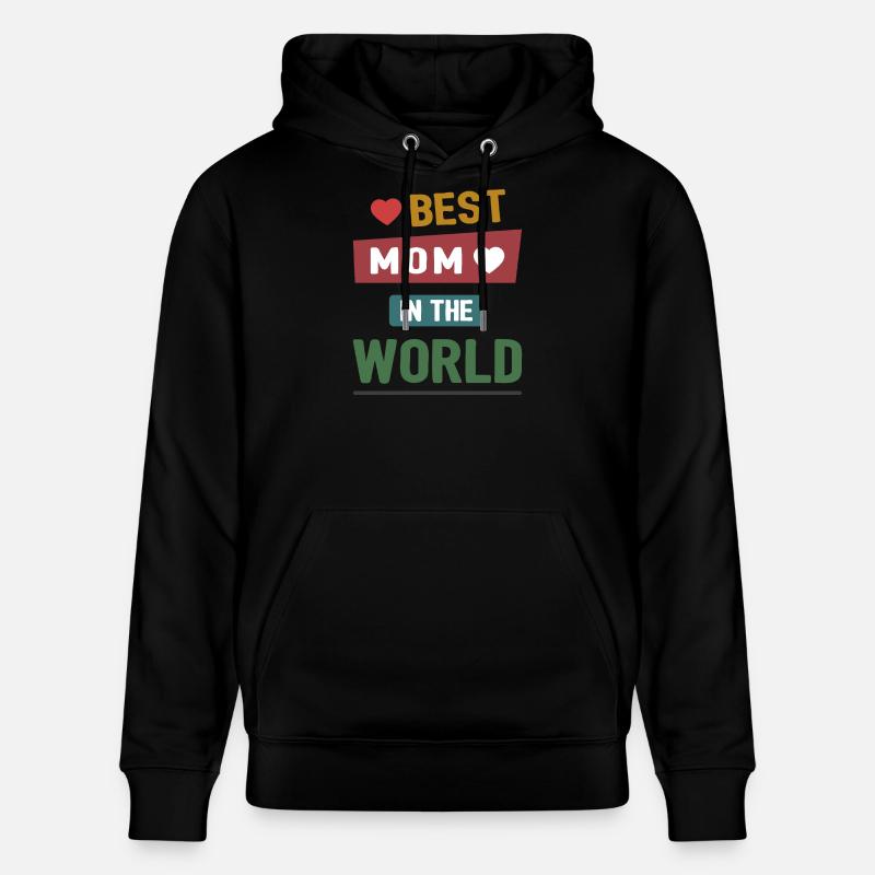 Beste Mutter der Welt - Stanley/Stella Unisex Bio-Hoodie CRUISER  - Schwarz