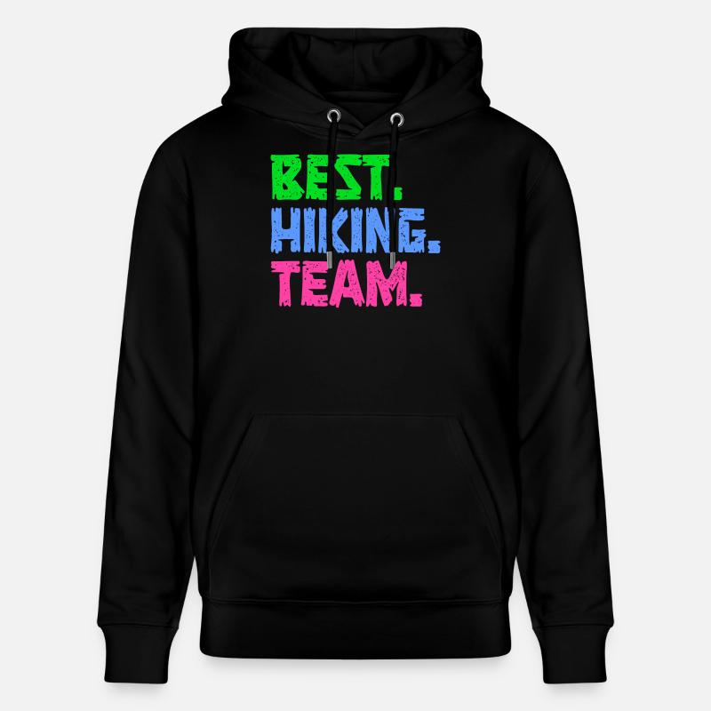 Wanderung Statement Wandern Wanderer Klettern - Stanley/Stella Unisex Bio-Hoodie CRUISER  - Schwarz