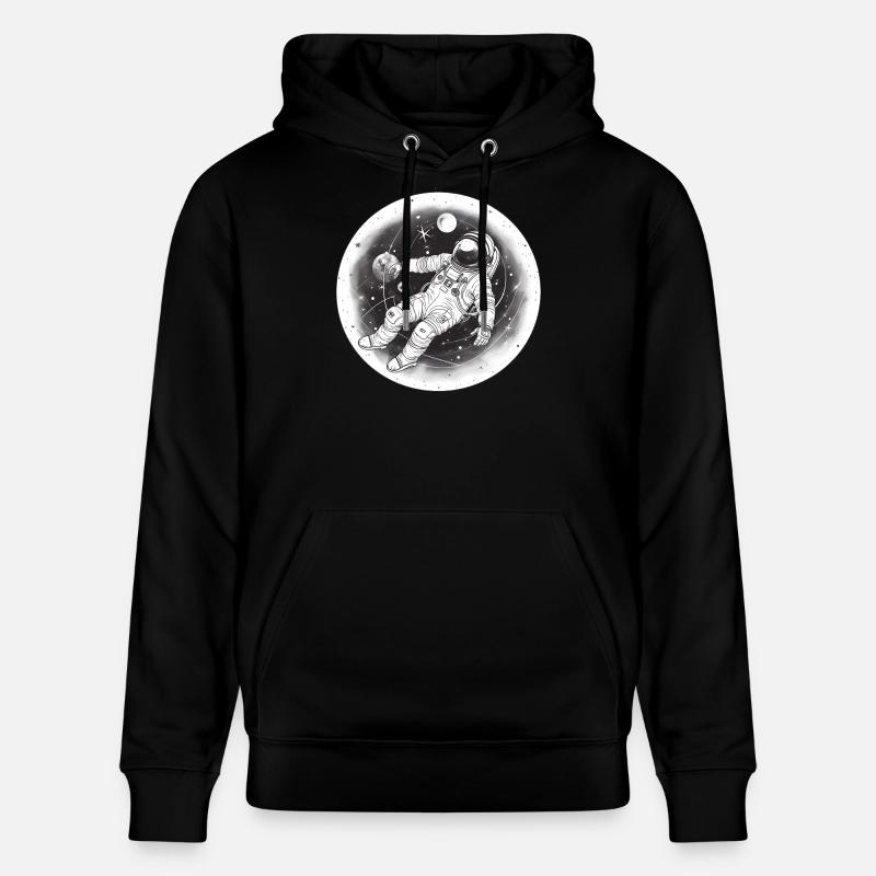 Astronaut - Stanley/Stella Unisex Bio-Hoodie CRUISER  - Schwarz