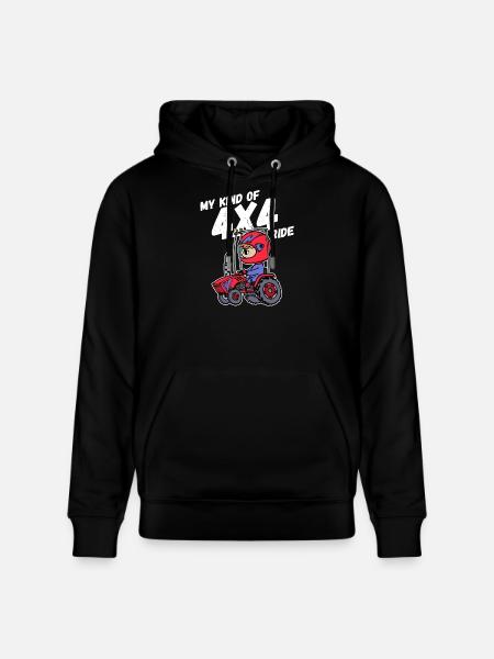 Traktor Jungbauer Landleben Statement Fahrzeug - Stanley/Stella Unisex Bio-Hoodie CRUISER  - Schwarz