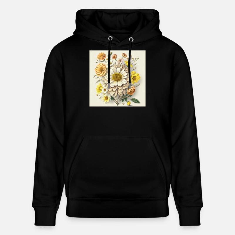 Fleur - Sweat à capuche bio CRUISER Stanley/Stella Unisexe - noir