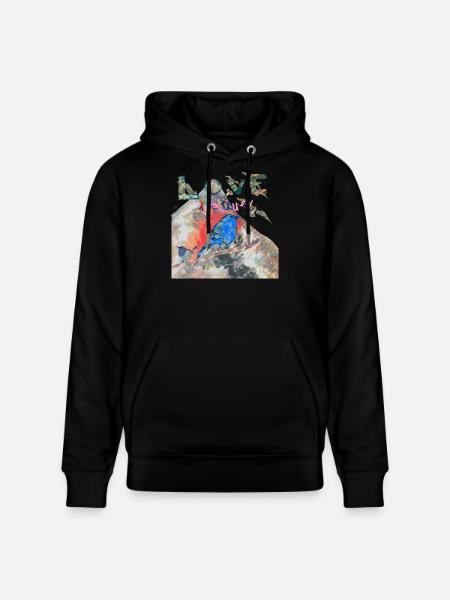 LOVE NATURE - Stanley/Stella CRUISER Unisex Organic Hoodie - black