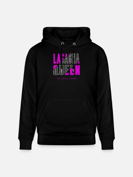 Lasagnas Queen - Stanley/Stella CRUISER Unisex Organic Hoodie - black