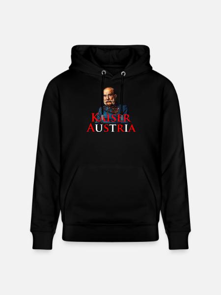 Kaiser Austria – Historical Austria Motif - Stanley/Stella CRUISER Unisex Organic Hoodie - black