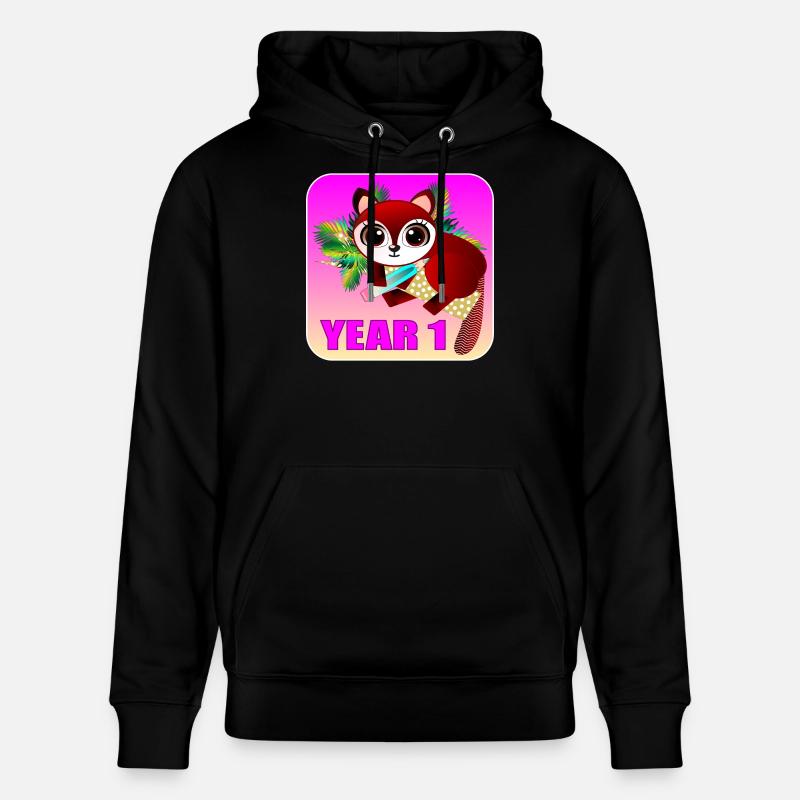 ÉCOLE PRIMAIRE 1 - FOX - Sweat à capuche bio CRUISER Stanley/Stella Unisexe - noir