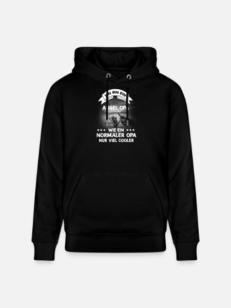 Angel Opa - Stanley/Stella Unisex Bio-Hoodie CRUISER  - Schwarz