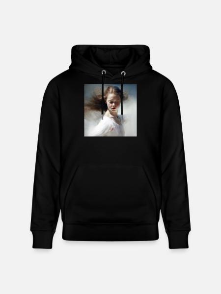 Women's Painting 01 - Stanley/Stella CRUISER Unisex Organic Hoodie - black