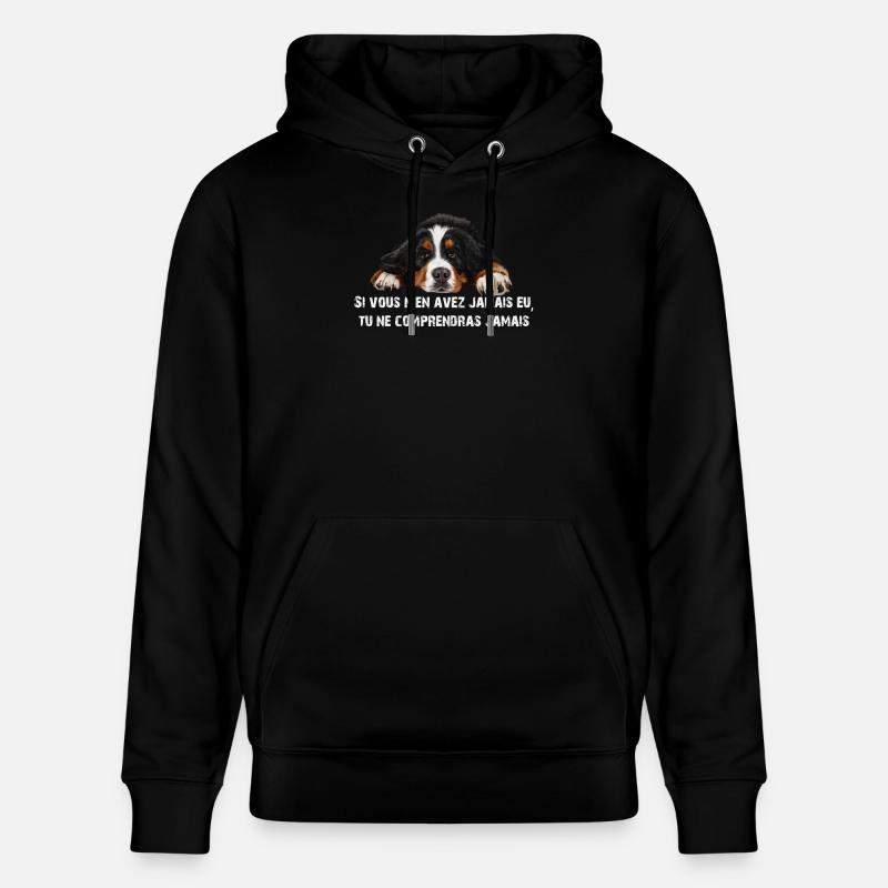 Bouvier bernois - Sweat à capuche bio CRUISER Stanley/Stella Unisexe - noir