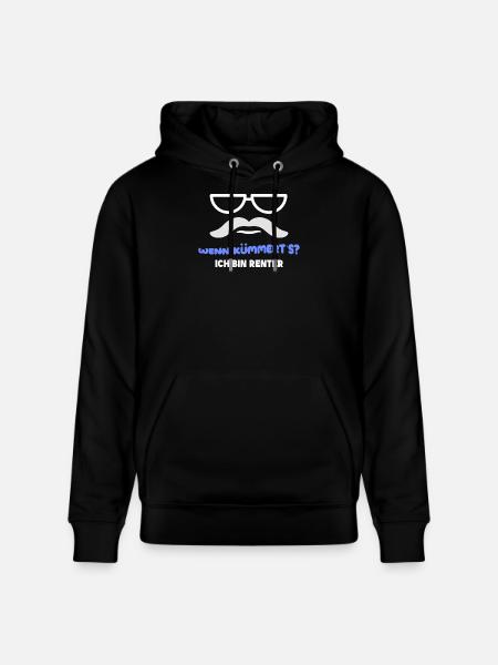 Ruhestand Pensionist Statement Lebensabend Senior - Stanley/Stella Unisex Bio-Hoodie CRUISER - Schwarz