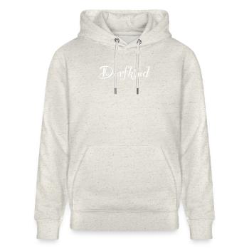 Village Child - Stanley/Stella CRUISER Unisex Organic Hoodie - heather oatmeal - Front - Alina (178cm) & Michal (187cm)