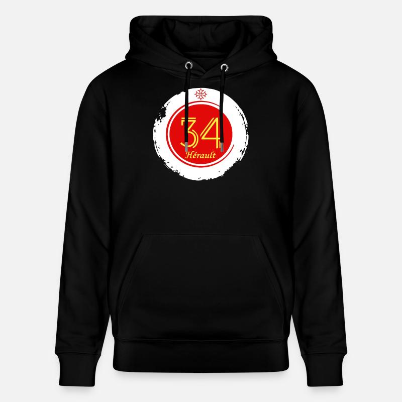 Hérault - Stanley/Stella Unisex Bio-Hoodie CRUISER  - Schwarz