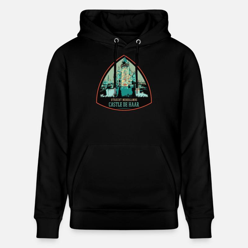 Château de Haar: Élégance hollandaise - Sweat à capuche bio CRUISER Stanley/Stella Unisexe - noir