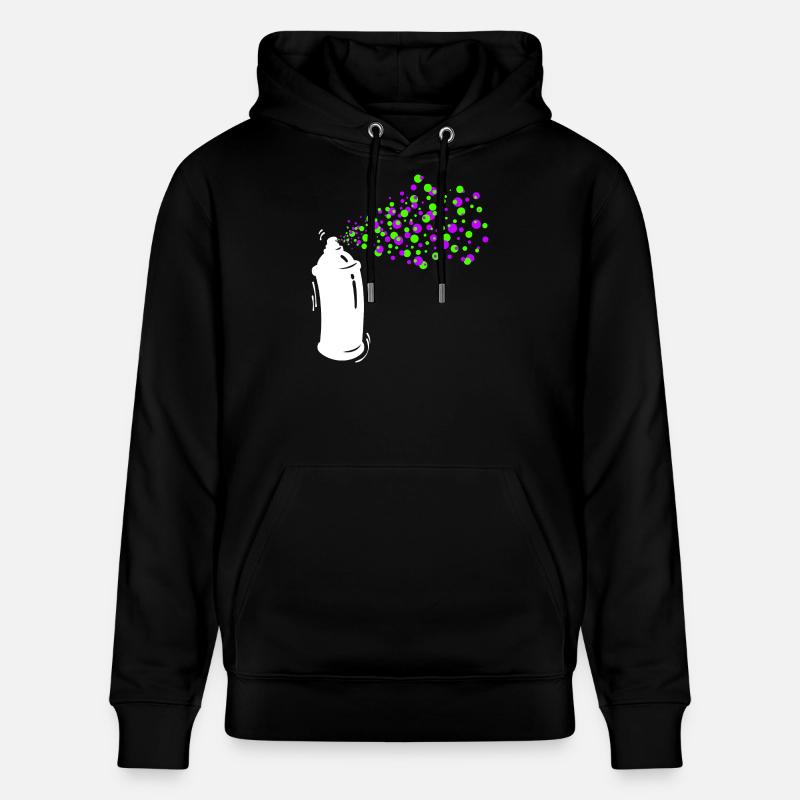 Graffiti Sprayer Spraydose Kunst Strassenkunst - Stanley/Stella Unisex Bio-Hoodie CRUISER  - Schwarz