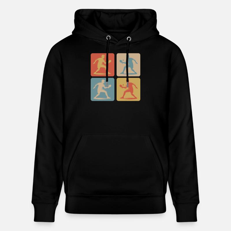 Design de tennis de table - Sweat à capuche bio CRUISER Stanley/Stella Unisexe - noir
