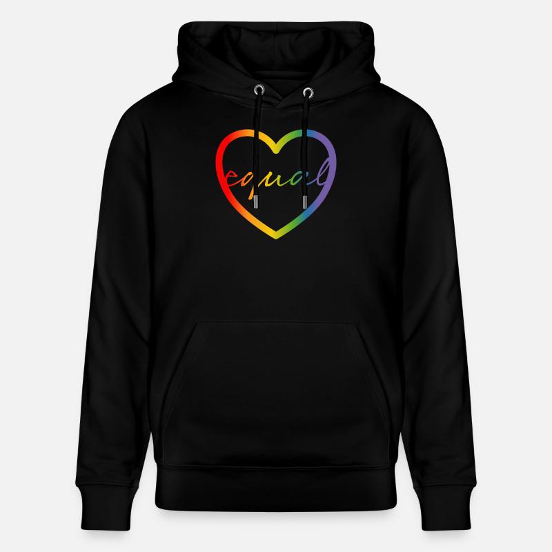 Chemise gay LGBT CSD égale - Sweat à capuche bio CRUISER Stanley/Stella Unisexe - noir