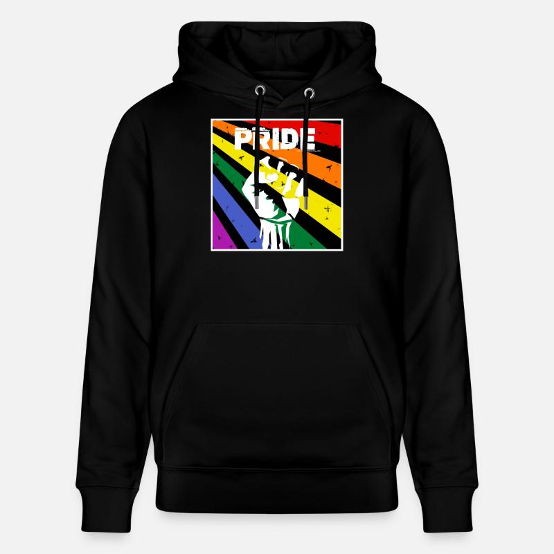 PRIDE - Stanley/Stella Unisex Bio-Hoodie CRUISER  - Schwarz
