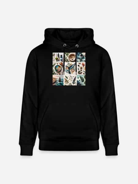 Nature in Art - Stanley/Stella CRUISER Unisex Organic Hoodie - black