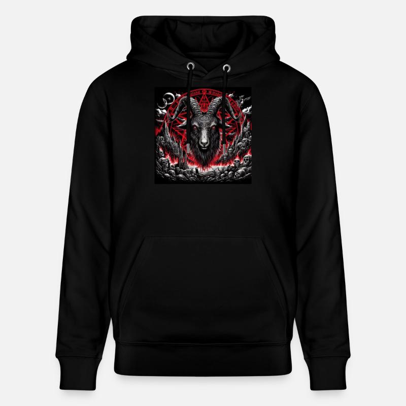 Bouc - Sweat à capuche bio CRUISER Stanley/Stella Unisexe - noir