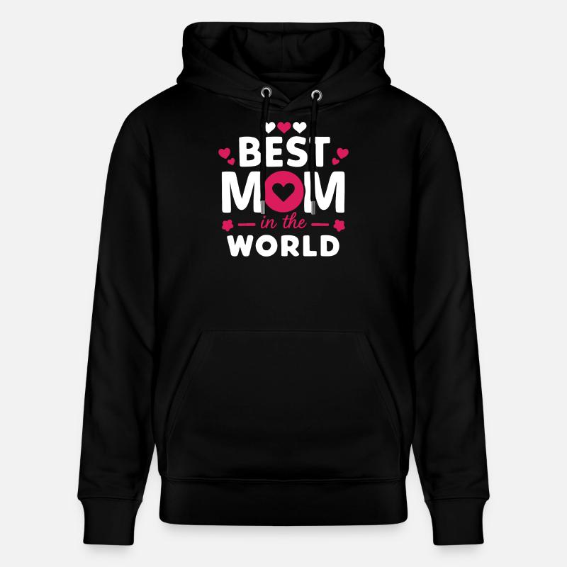 Meilleure maman du monde - Sweat à capuche bio CRUISER Stanley/Stella Unisexe - noir