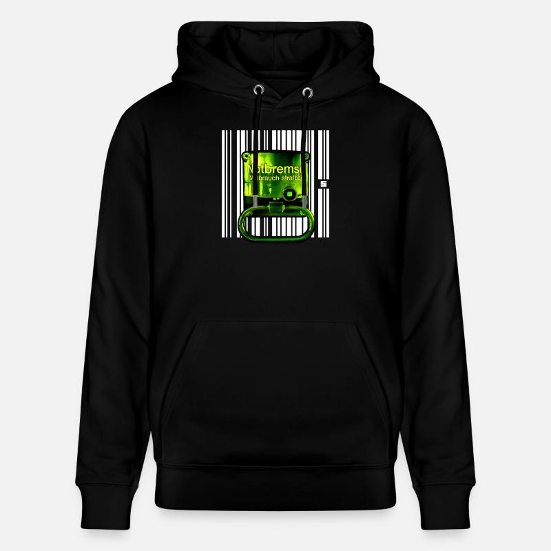 SPOT - STOP - Sweat à capuche bio CRUISER Stanley/Stella Unisexe - noir