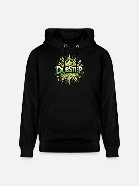 Dubstep Explosion - Stanley/Stella CRUISER Unisex Organic Hoodie - black
