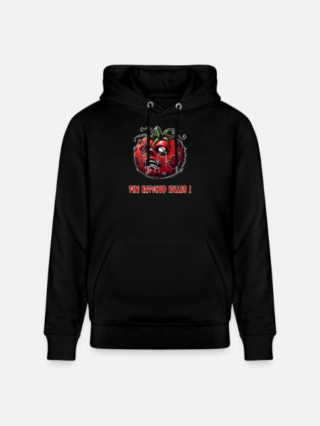 The Ketchup Killer - Stanley/Stella CRUISER Unisex Organic Hoodie - black