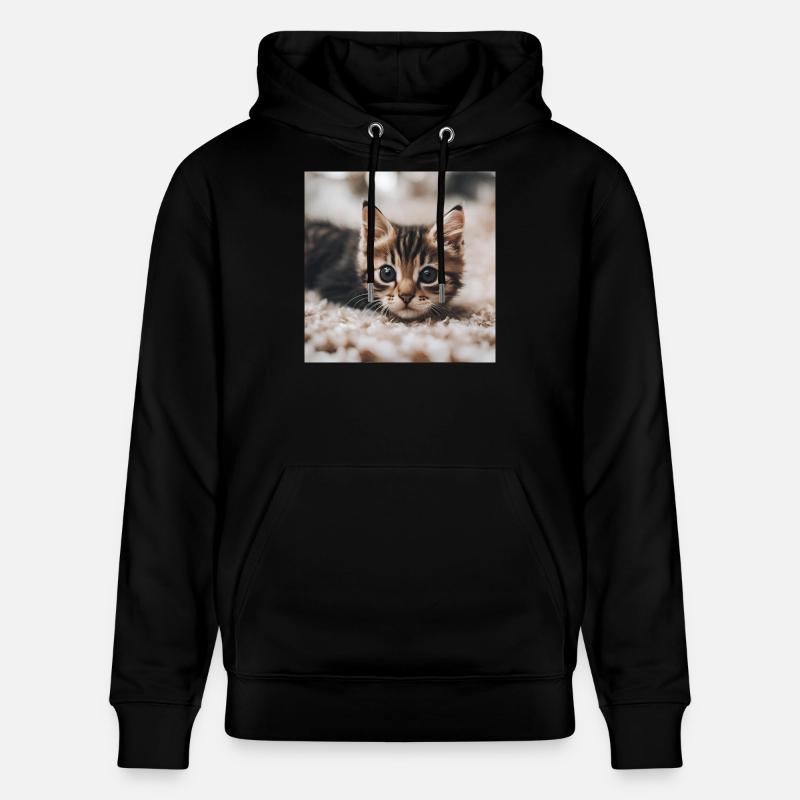 Chat - Sweat à capuche bio CRUISER Stanley/Stella Unisexe - noir