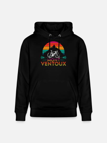 Mont Ventoux Bike Climb - Stanley/Stella CRUISER Unisex Organic Hoodie - black