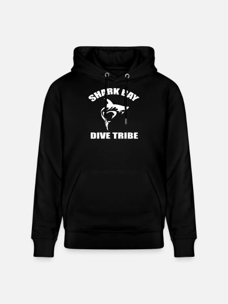 SHARK BAY DIVE TRIBE - Stanley/Stella CRUISER Unisex Organic Hoodie - black