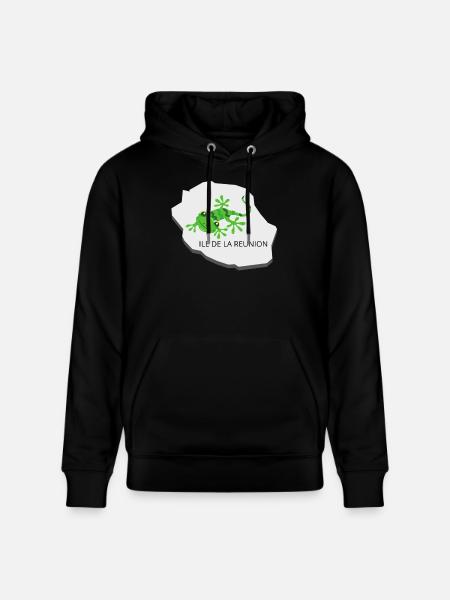 Grenouille tropicale Réunion - Sweat à capuche bio CRUISER Stanley/Stella Unisexe - noir