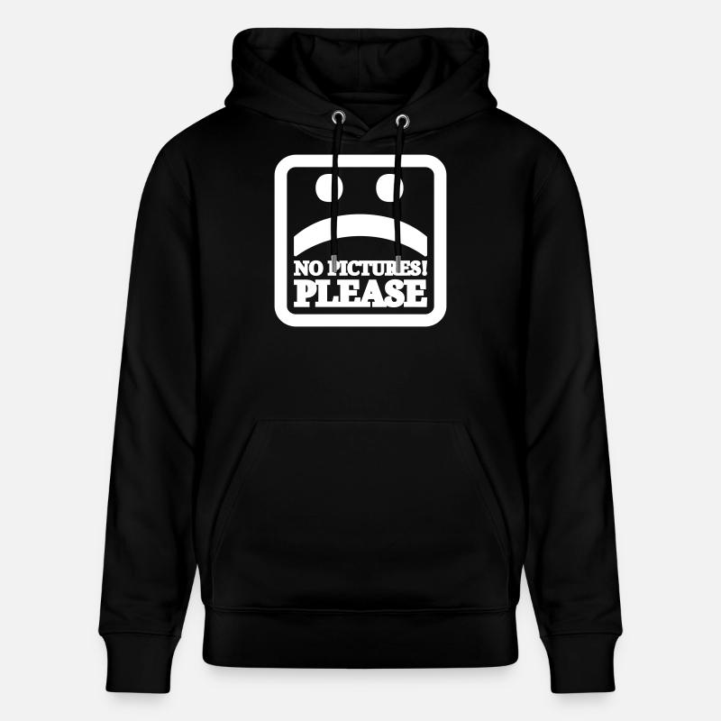Bitte keine Bilder - Stanley/Stella Unisex Bio-Hoodie CRUISER  - Schwarz