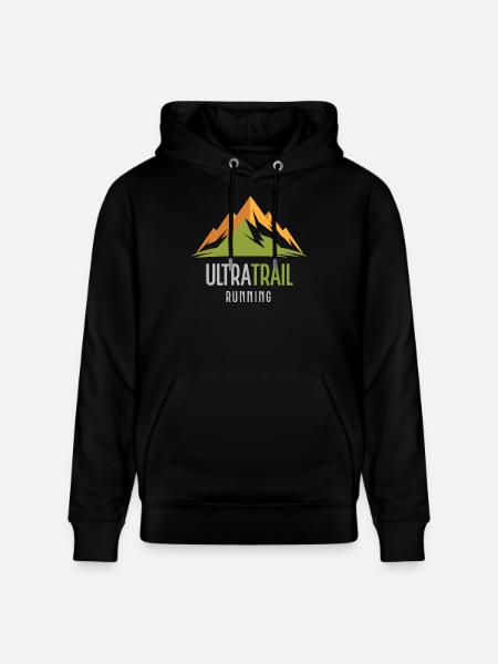 Ultra Trail Running - Stanley/Stella CRUISER Unisex Organic Hoodie - black