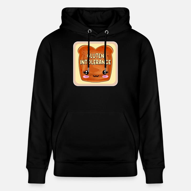 INTOLÉRANCE AU GLUTEN MALADIE CŒLIAQUE - Sweat à capuche bio CRUISER Stanley/Stella Unisexe - noir