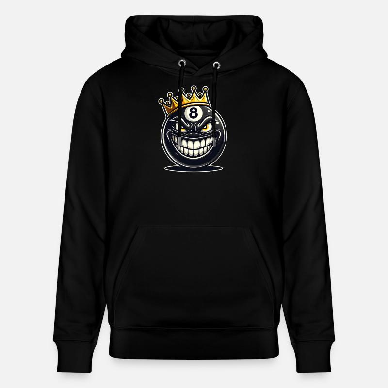 Billard König - Stanley/Stella Unisex Bio-Hoodie CRUISER  - Schwarz