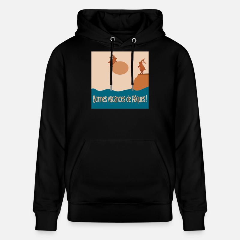 Bonnes vacances de Pâques - Sweat à capuche bio CRUISER Stanley/Stella Unisexe - noir