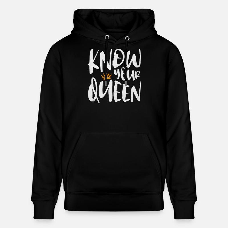 Know Your Queen - Stanley/Stella Unisex Bio-Hoodie CRUISER  - Schwarz