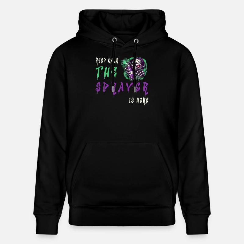 Keep Calm – The Sprayer - Stanley/Stella Unisex Bio-Hoodie CRUISER  - Schwarz