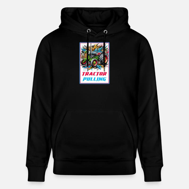 Tractor Pulling Power - Stanley/Stella Unisex Bio-Hoodie CRUISER  - Schwarz