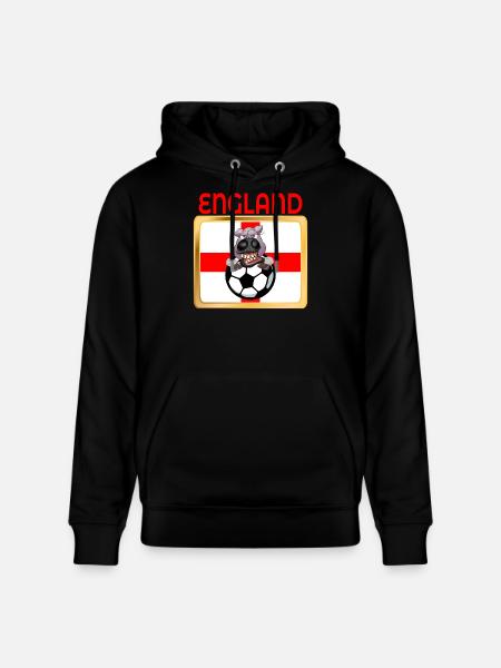 PFERD LIEBT FUSSBALL FUSSBALL - Stanley/Stella Unisex Bio-Hoodie CRUISER  - Schwarz