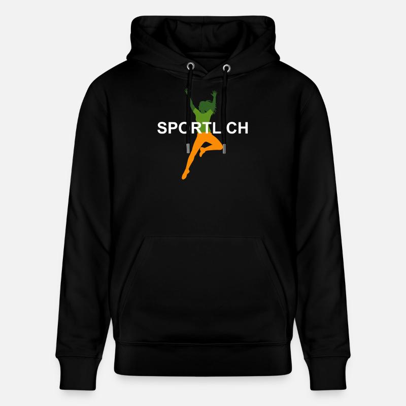 Conception de saut athlétique vive - Sweat à capuche bio CRUISER Stanley/Stella Unisexe - noir