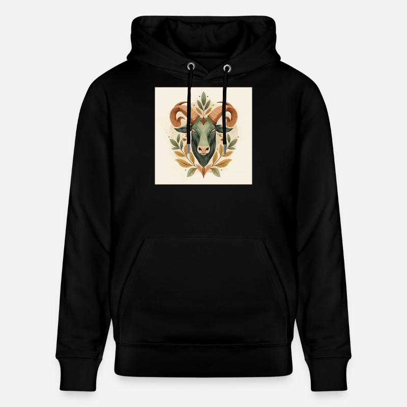 Tête de Taureau - Sweat à capuche bio CRUISER Stanley/Stella Unisexe - noir