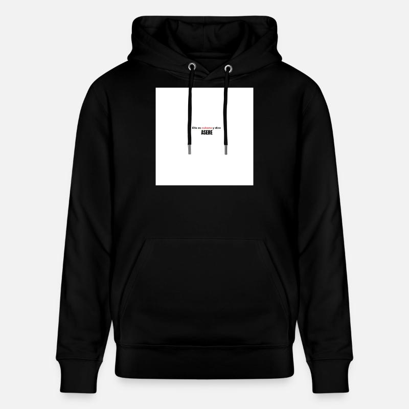Asere Blanc - Sweat à capuche bio CRUISER Stanley/Stella Unisexe - noir