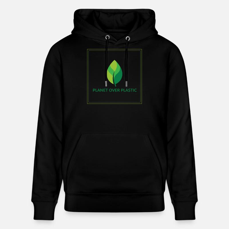 La planète plutôt que le plastique - Sweat à capuche bio CRUISER Stanley/Stella Unisexe - noir