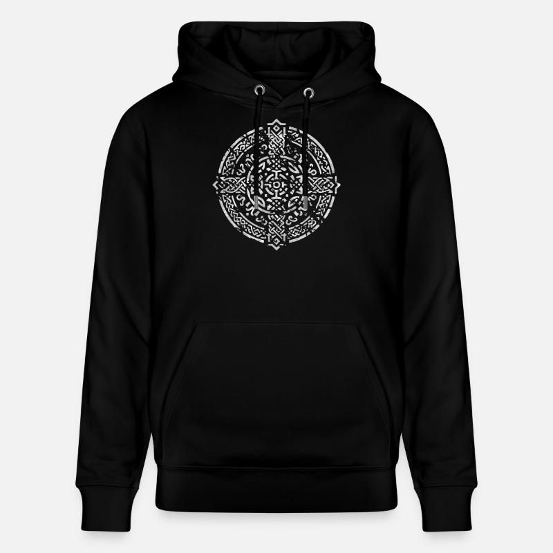 Croix Celtique - Sweat à capuche bio CRUISER Stanley/Stella Unisexe - noir