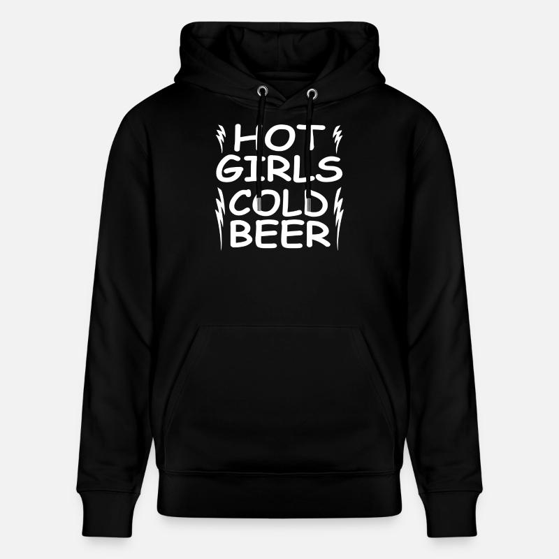 Bier - Stanley/Stella Unisex Bio-Hoodie CRUISER  - Schwarz