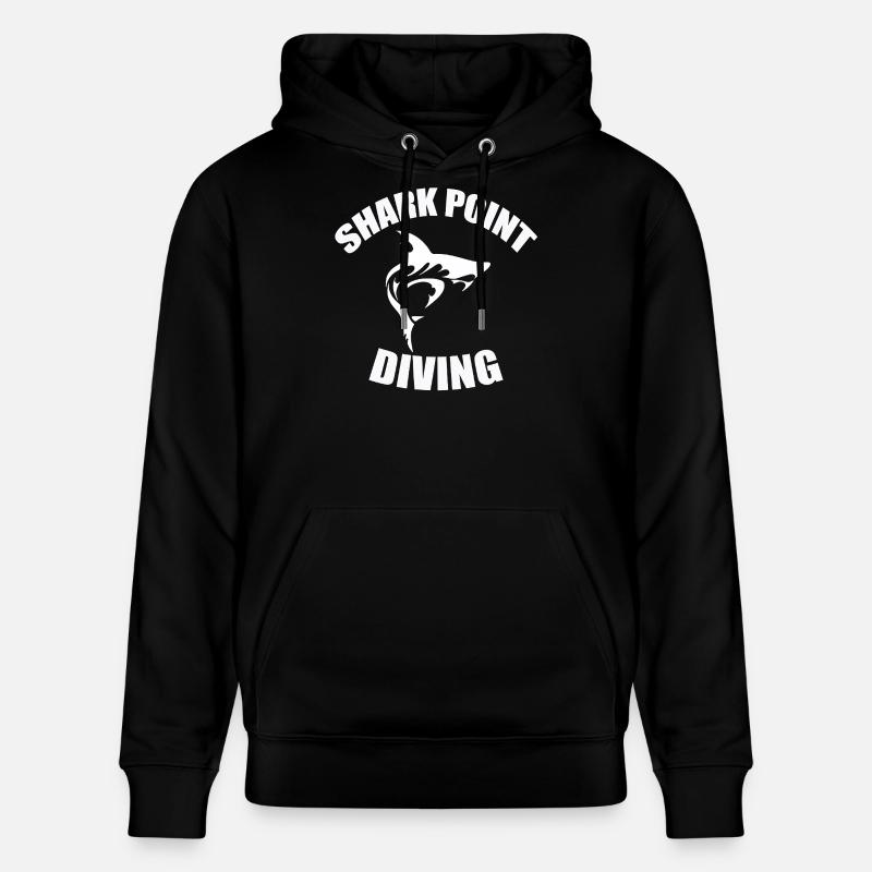 PLONGÉE À SHARK POINT - Sweat à capuche bio CRUISER Stanley/Stella Unisexe - noir