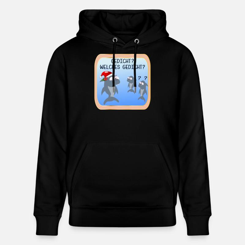 TRADITION DE NOËL POÈMES DE NOËL - Sweat à capuche bio CRUISER Stanley/Stella Unisexe - noir