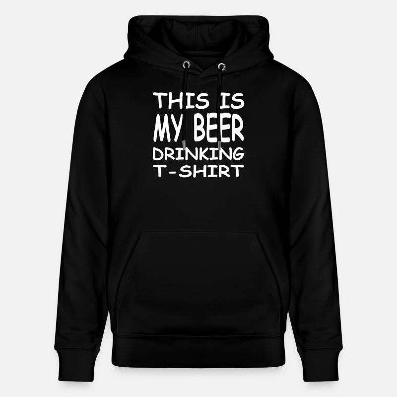 Bière - Sweat à capuche bio CRUISER Stanley/Stella Unisexe - noir