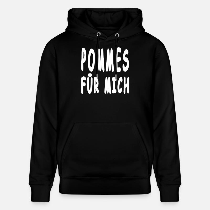 Frites - Sweat à capuche bio CRUISER Stanley/Stella Unisexe - noir