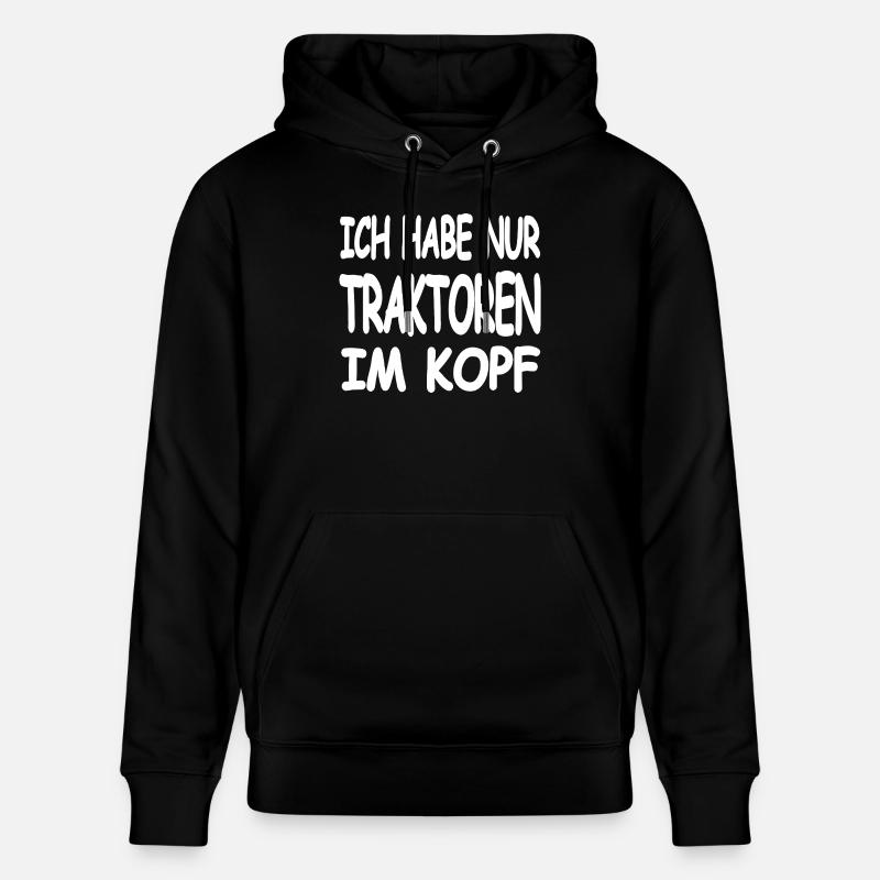 Traktor - Stanley/Stella Unisex Bio-Hoodie CRUISER - Schwarz